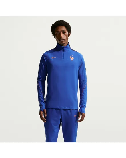 Haut d'entraînement Homme FFF M NK DF STRK DRILL TOP K Bleu