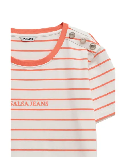 T-Shirt Femme Stripes Branding