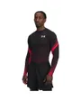 T-shirt manches longues Homme UA HEATGEAR SUB CREW LS Rouge