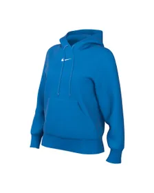 SWEAT À CAPUCHE Femme W NSW PHNX FLC STD PO HOODIE Bleu