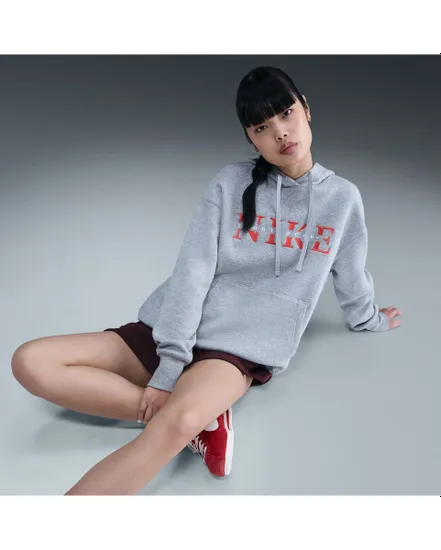 Sweat à capuche Femme W NSW PHNX FLC PO HOOD GLS Gris