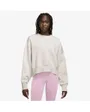 Sweat manches longues Femme W NSW PHNX FLC OOS CREW Beige