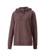 Sweatshirt à capuche manches longues Femme W HER HD TR Marron