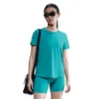 T-shirt Femme W NK ONE CLASSIC DF SS TOP WT Bleu