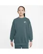 Sweat Fille G NSW CLUB FLC OVRSZD CREW LBR Bleu