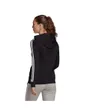 Sweat zip à capuche Femme W 3S FT FZ HD Noir