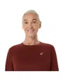 T-shirt manches longues Femme ASICS CORE LS TOP Bordeaux