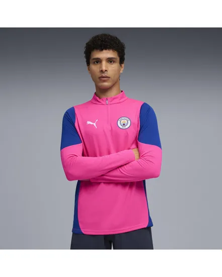 Haut d'entrainement Homme MCFC TRAINING 1/4 ZIP TOP Rose