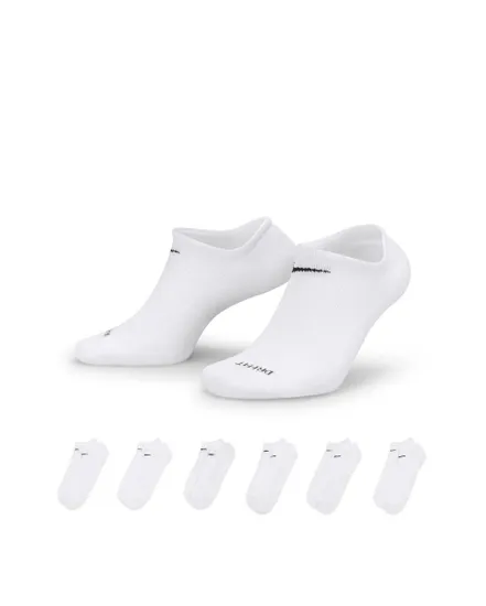 Lot de 6 paires de chaussettes U NK EVERYDAY LTWT NS 6PR 132 Blanc