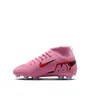 Crampons de football Enfant JR SUPERFLY 10 CLUB FG/MG Rose