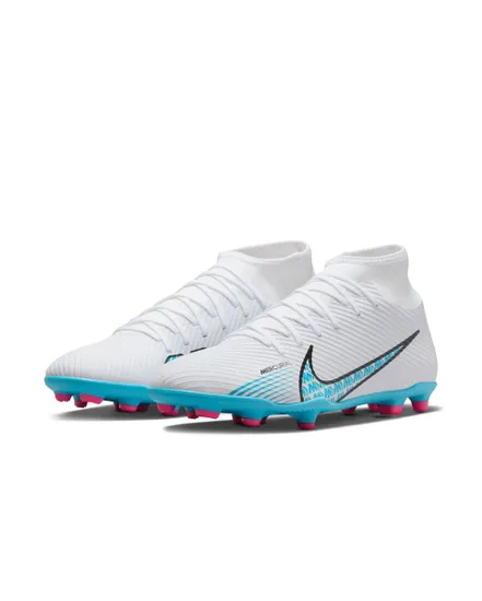 Crampons de football Homme SUPERFLY 9 CLUB FG/MG Blanc