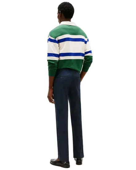 Pantalon chino Homme DENTON PRINTED STRUCTURE CHINO Bleu Marine