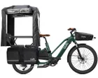 Vélo électrique cargo Unisexe EQUO 4.2 720 Wh FAMILY EXTRA PACK Vert Emeraude