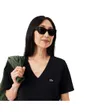 Tee-Shirt Femme Lacoste Col V
