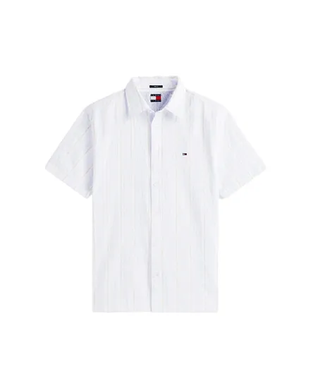 Chemise Homme Seersucker Pattern Shirt