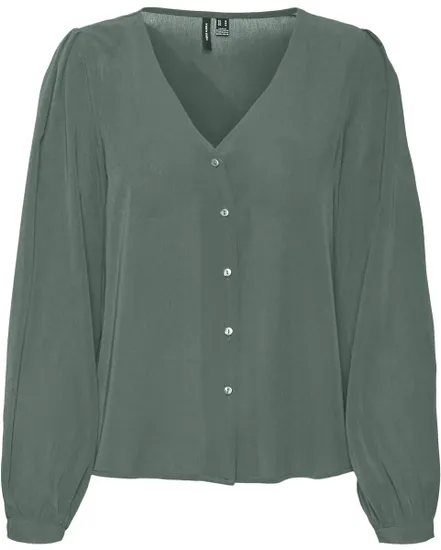 Chemisier Femme Vero Moda V-Neck Pleat Shirt