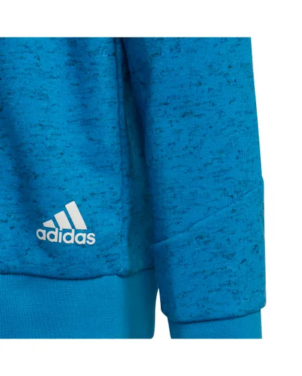 Sweatshirt à capuche manches longues Enfant U 3 BAR HD Bleu