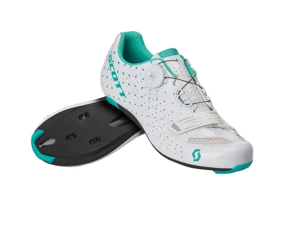 Chaussures Route Femme ROAD COMP BOA® Blanc Brillant/Turquoise
