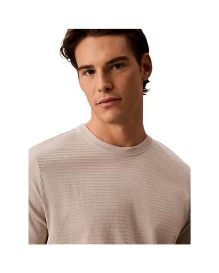 Tee shirt Homme Calvin Klein Rayures Texturées