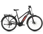 Vélo électrique trekking Femme TRESALO 2 TRAPEZE Noir