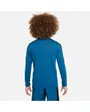 Haut zip Enfant K NK DF ACD23 DRILL TOP BR Bleu