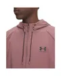 Veste zip à capuche Homme UA VIBE WOVEN JACKET Rose