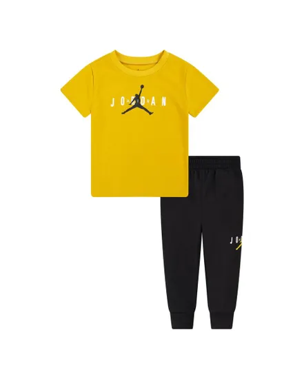 Ensemble tee-shirt et pantalon Bébé garçon JUMPMAN SUSTAINABLE PANT SET Jaune