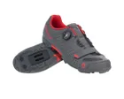Chaussures VTT Homme MTB COMP BOA® Gris Foncé Mat/Rouge