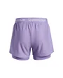 Short 2en1 Filles UA Tech Play Up