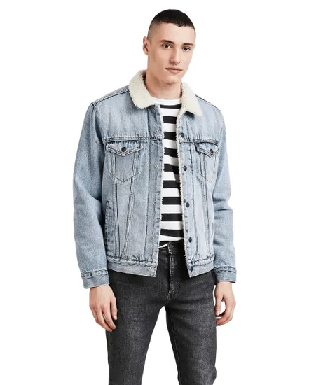 Veste En Jean Homme Type 3 Sherpa Trucker
