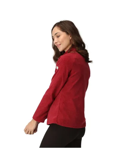 Polaire zip Femme Pimlo Rouge