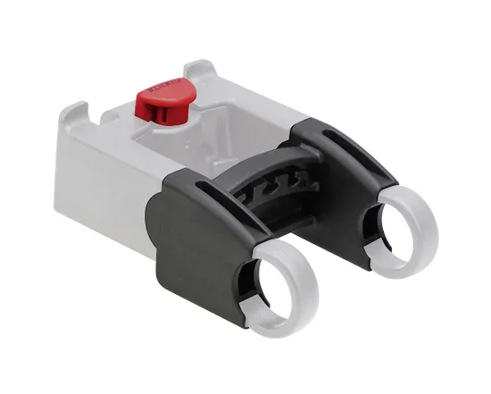 Rallonge de fixation de panier au guidon 43 mm Noir