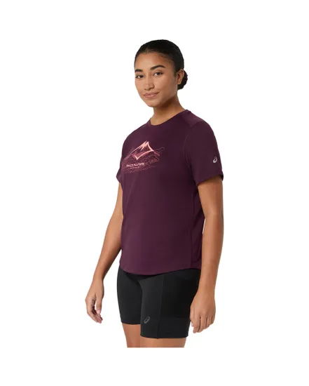 T-shirt Femme FUJITRAIL LOGO SS TOP Bordeaux