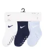 Lot chaussettes Bébé NHN CORE SWOOSH GRIPPER Bleu