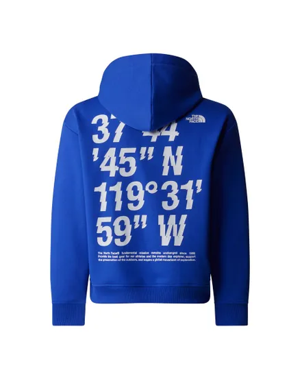 Sweat à capuche Enfant B COORDINATES GRAPHIC OVERSIZD HOOD Bleu