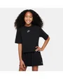 T-Shirt Fille G NSW SS TOP JSY LBR Noir