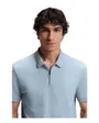 Polo Homme PASSERZIP Bleu Clair
