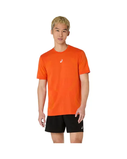T-shirt Homme ROAD SEAMLESS SS TOP Orange