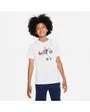 T-shirt de football manches courtes Enfant PSG U NK MASCOT TEE Blanc