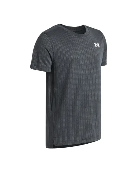 T-shirt Enfant UA TECH VENT JACQUARD SS Noir