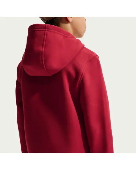 Sweat à capuche Garçon K NSW CLUB FLC HDY LBR Rouge
