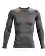 T-Shirt ML Homme UA HG ARMOUR COMP LS Gris