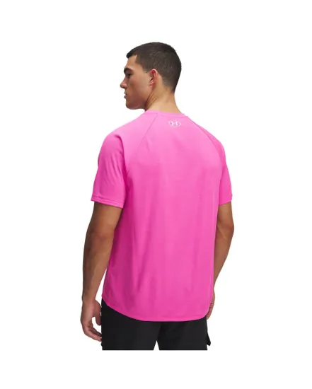 T-shirt Homme UA TECH TEXTURED SS Rose