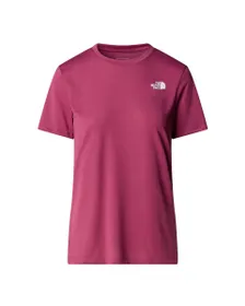 T-shirt Femme W FOUNDATION SS HALF DOME CA GRPHIC Bordeaux
