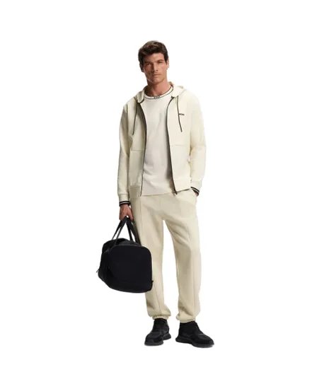 Sweat zippé à capuche Homme FZ HOODIE ZONE Blanc Clair