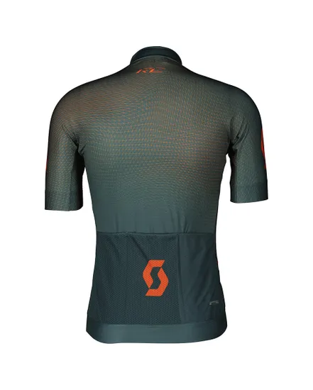 Maillot manches courtes Homme RC PRO Vert Aruba/Orange