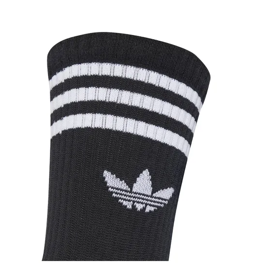 Lot de 3 paires de chaussettes 3S CREW S 3P Noir