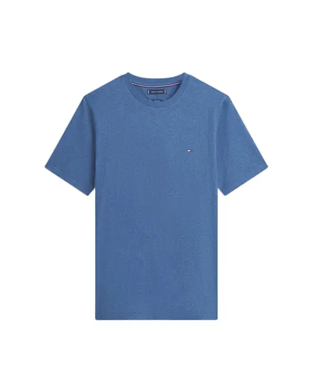 T-shirt col rond Homme ESSENTIAL REG FIT HEATHER TEE Bleu Égéen