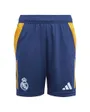 Short de football Enfant REAL TR SHO Y Bleu