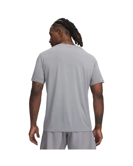 T-shirt Homme UA TECH TAPING SS Gris
